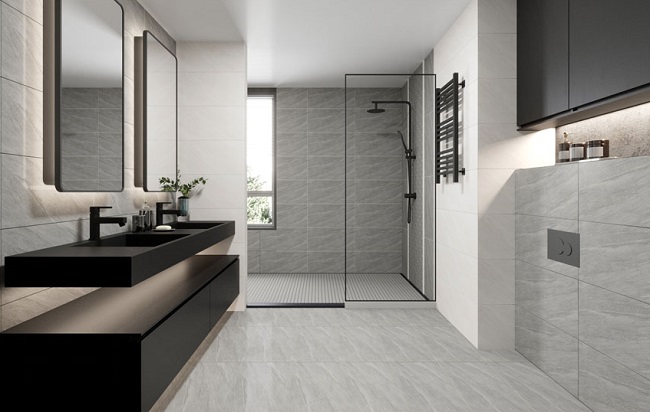 Mẫu gạch ốp tường 30x60 của Catalan cho phòng tắm thêm đẹp hiện đại Mẫu gạch ốp tường 30x60 của Catalan cho phòng tắm thêm đẹp hiện đại