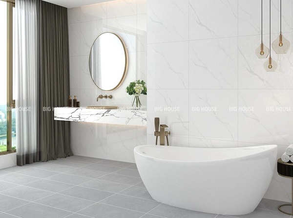 Mẫu gạch ốp 60x60 Đồng Tâm 6060SICILY001-FP-H+ họa tiết vân đá marble nổi bật