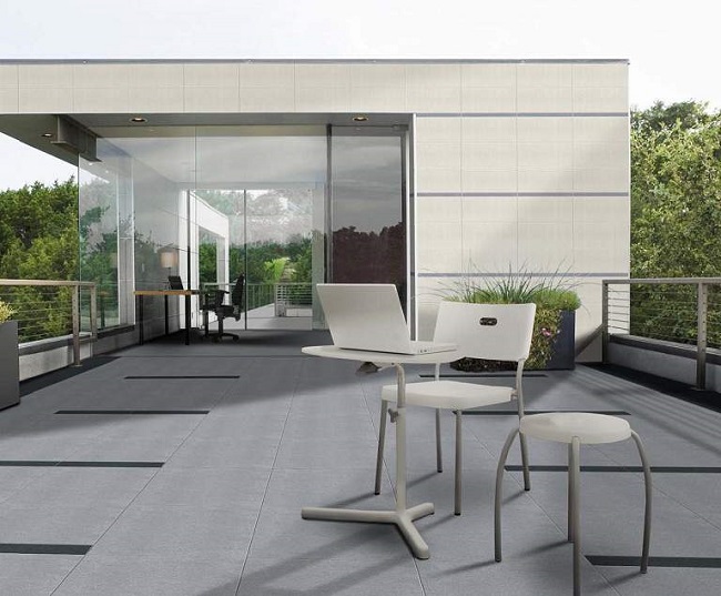 Mẫu gạch Taicera 60x60 bề mặt chống trơn lát nền sân thượng